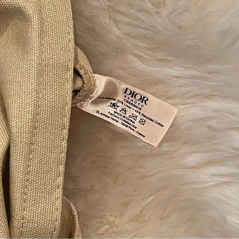 Dior Beauty Canvas Beige Tote Bag Dior VIP Tote Brand New - Picture 12 of 15